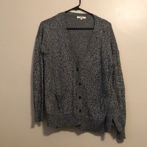 Heather blue cardigan